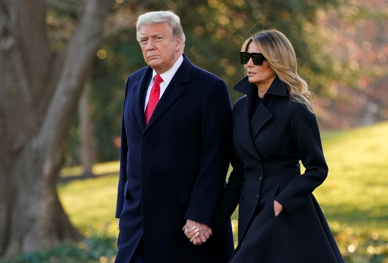 Donald Trump and first lady